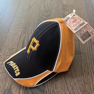 NEW 47 Kids Pittsburgh Pirates Two-Tone Black & Gold Cap Youth
